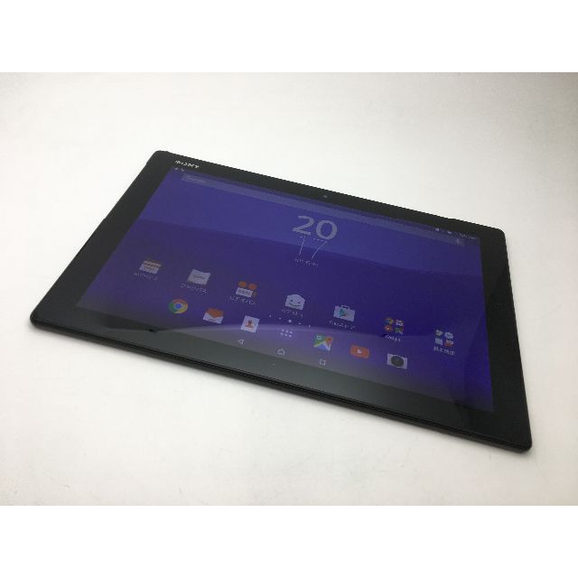 R711 SIMフリーXperia Z4 Tablet SOT31黒訳あり傷が目立ち使用感有り液晶