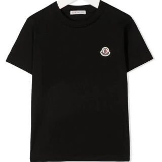 モンクレール(MONCLER)のモンクレール　シンプルロゴTシャツ　ブラック　12(Tシャツ(半袖/袖なし))