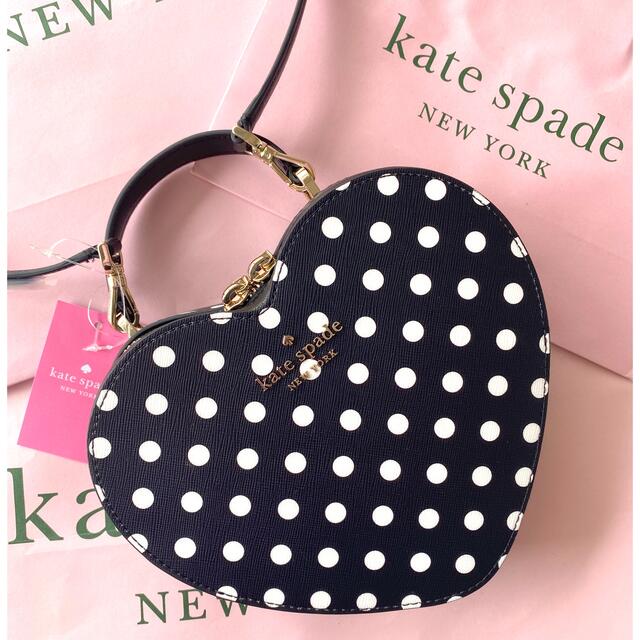 kate spade new york(ケイトスペードニューヨーク)のkate spade最新作♪ハート型ミニショルダーバッグ♡ドットケイトスペード レディースのバッグ(ショルダーバッグ)の商品写真