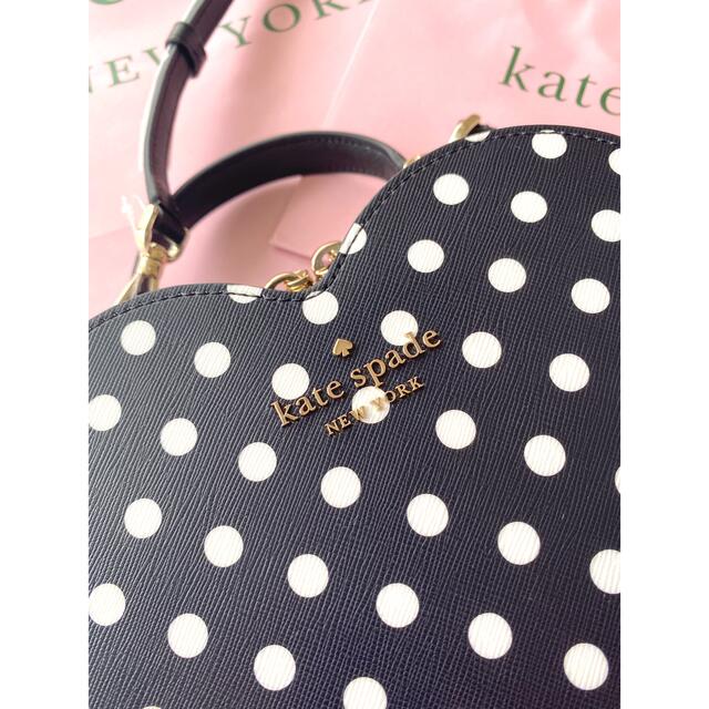 kate spade new york(ケイトスペードニューヨーク)のkate spade最新作♪ハート型ミニショルダーバッグ♡ドットケイトスペード レディースのバッグ(ショルダーバッグ)の商品写真