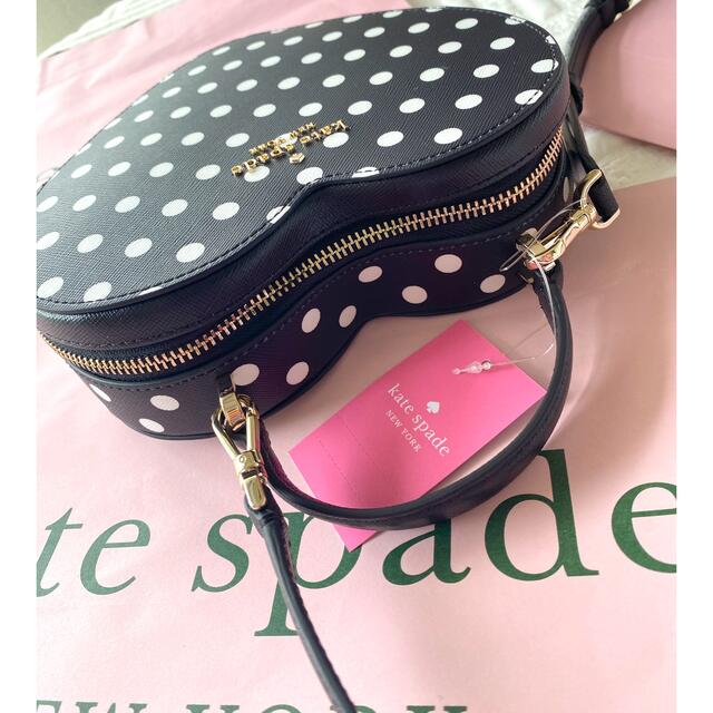 kate spade new york(ケイトスペードニューヨーク)のkate spade最新作♪ハート型ミニショルダーバッグ♡ドットケイトスペード レディースのバッグ(ショルダーバッグ)の商品写真