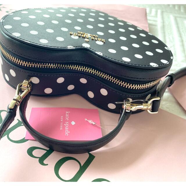 kate spade new york(ケイトスペードニューヨーク)のkate spade最新作♪ハート型ミニショルダーバッグ♡ドットケイトスペード レディースのバッグ(ショルダーバッグ)の商品写真