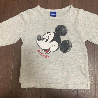 ディズニー(Disney)のロンT ディズニー　ミッキー　100㎝(Tシャツ/カットソー)