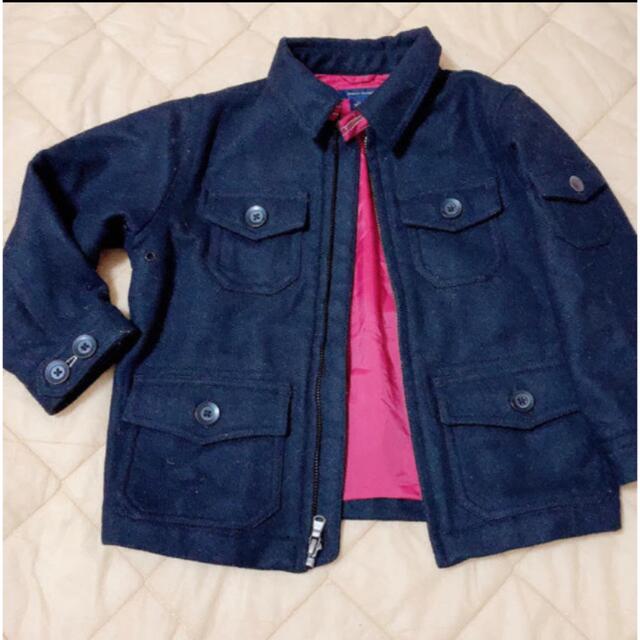 TOMMY HILFIGER(トミーヒルフィガー)のトミーヒルフィガー  ウール　ジャケット　100cm キッズ/ベビー/マタニティのキッズ服男の子用(90cm~)(ジャケット/上着)の商品写真