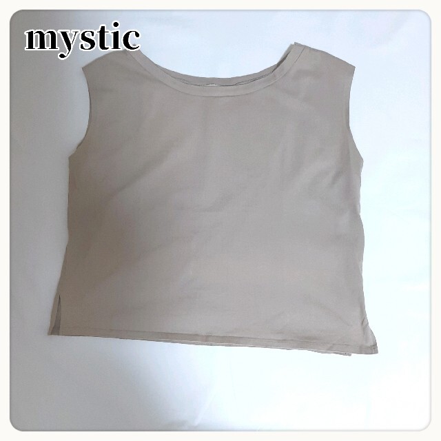 mystic(ミスティック)の⭐️ミスティック⭐️ピグメントTシャツ⭐️フリーサイズ⭐️ベージュ レディースのトップス(Tシャツ(半袖/袖なし))の商品写真