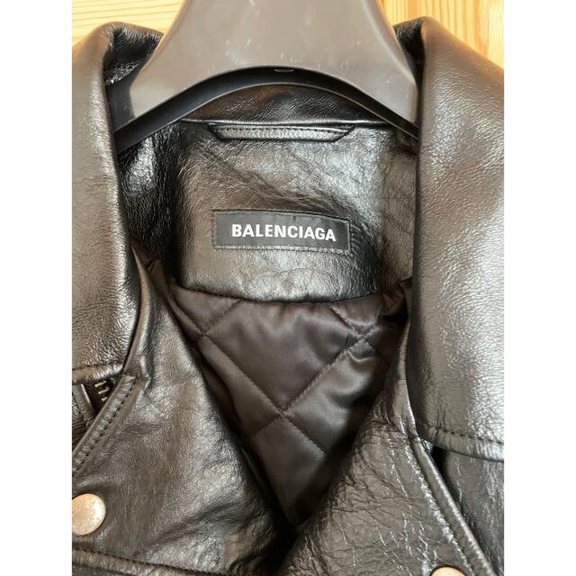 Balenciaga - 新品未使用。バレンシアガ ライダースジャケットの通販 