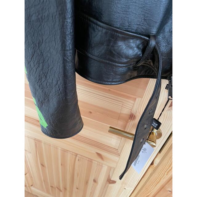 BALENCIAGA - 新品未使用。バレンシアガ ライダースジャケットの BALENCIAGA - 新品未使用。バレンシアガ ライダースジャケットの