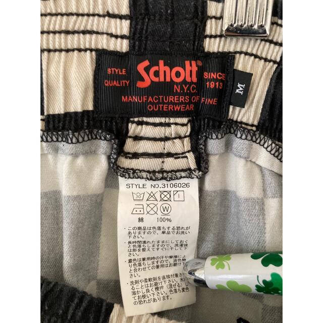 schott(ショット)のSCHOTT ショット　イージーパンツ　チェッカー柄 メンズのパンツ(その他)の商品写真