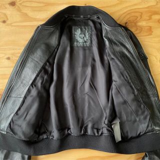 参考価格15万 BELSTAFF ベルスタッフ 羊革 レザージャケット 黒/46