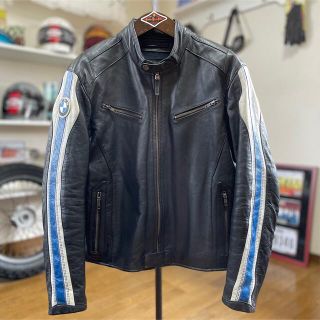 装備/装具超美品☆BMW レザージャケット Club Men ブラック/L（XL相当）