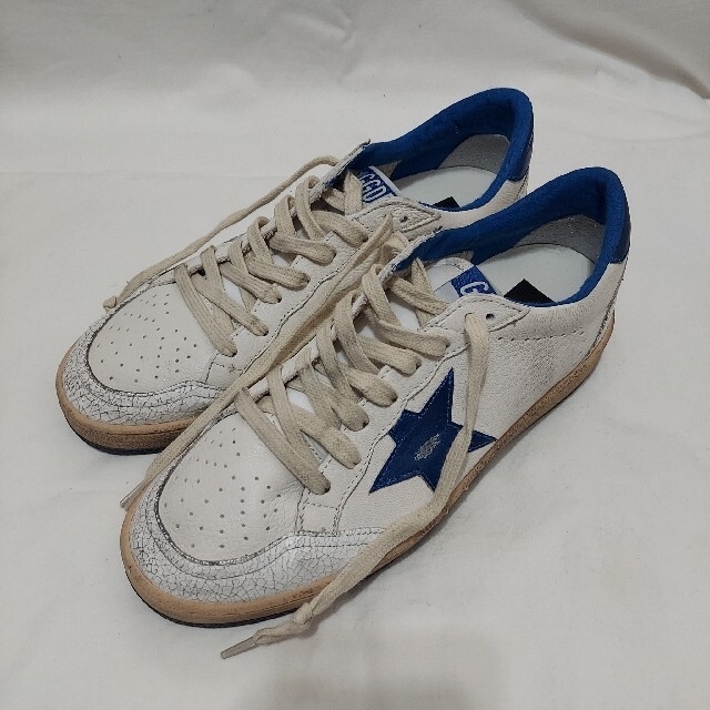 DEUXIEME CLASSE(ドゥーズィエムクラス)のお値下げ◇新品【GOLDEN GOOSE】BALL STAR BLUE レディースの靴/シューズ(スニーカー)の商品写真