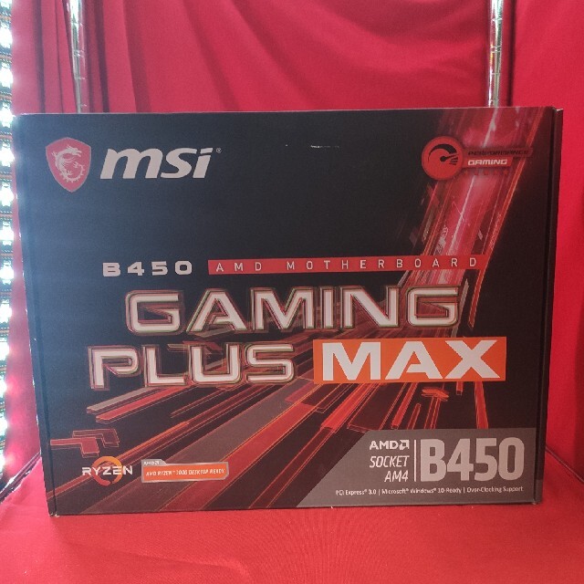 msi B450 GAMING PLUS MAX スマホ/家電/カメラのPC/タブレット(PCパーツ)の商品写真