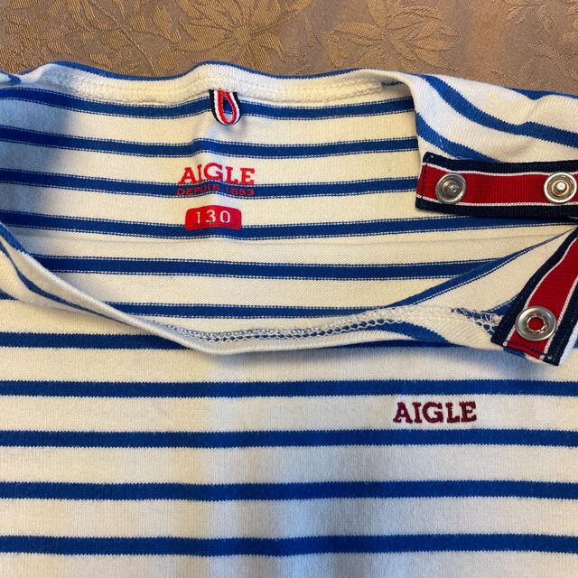 AIGLE(エーグル)のTシャツ　130cm エーグル  キッズ/ベビー/マタニティのキッズ服男の子用(90cm~)(Tシャツ/カットソー)の商品写真
