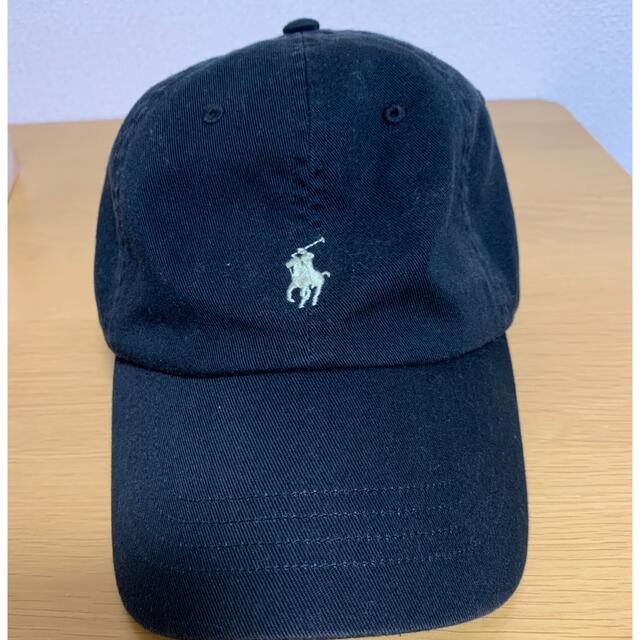 POLO RALPH LAUREN(ポロラルフローレン)のポロラルフローレン　キャップ　黒 メンズの帽子(キャップ)の商品写真