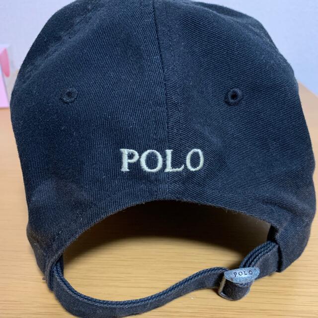 POLO RALPH LAUREN(ポロラルフローレン)のポロラルフローレン　キャップ　黒 メンズの帽子(キャップ)の商品写真