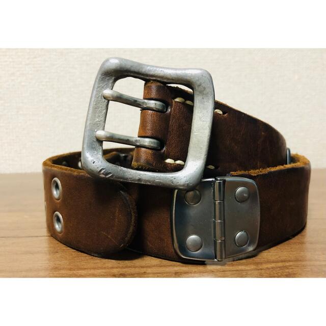 vintage works/ヴィンテージワークス レザーベルト ダブルピン vintage works/ヴィンテージワークス レザーベルト ダブルピン