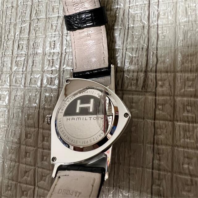 人気品! HAMILTON ベンチュラ H244112 エルビスプレスリー 黒銀 |