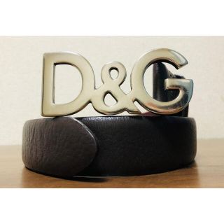 ドルチェアンドガッバーナ(DOLCE&GABBANA)の【未使用】DOLCE&GABBANA/ドルガバ　レザーベルト　DGロゴ(ベルト)