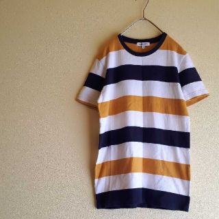 グローバルワーク(GLOBAL WORK)のGLOBAL WORK コットン ボーダー  カットソー マルチカラー(Tシャツ/カットソー(半袖/袖なし))