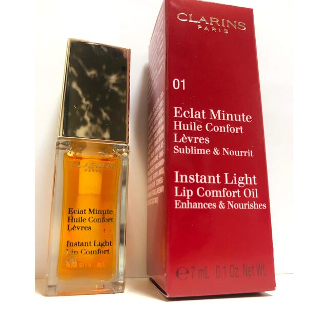 CLARINS(クラランス)のCLARINS コンフォートリップオイル　01 コスメ/美容のベースメイク/化粧品(リップグロス)の商品写真