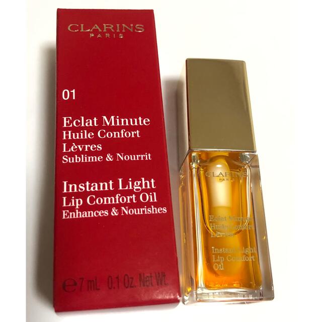 CLARINS(クラランス)のCLARINS コンフォートリップオイル　01 コスメ/美容のベースメイク/化粧品(リップグロス)の商品写真