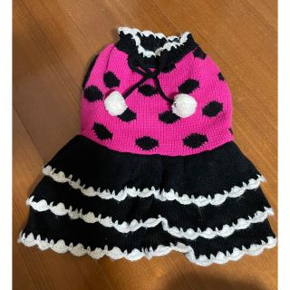 犬用　ニットワンピース(ペット服/アクセサリー)