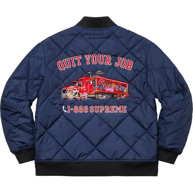 Supreme Quit Your Job Work Jacket 青 XL 【即納】 dtwg.co.uk-日本
