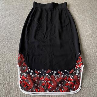 マメ(mame)のMame Kurogouchi マメクロゴウチ　裾レーススカート(ロングスカート)