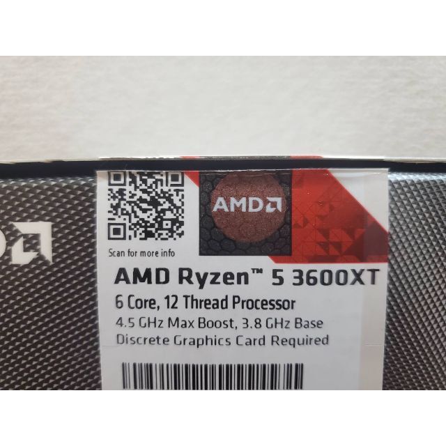 AMD　Ryzen5　3600XT スマホ/家電/カメラのPC/タブレット(PCパーツ)の商品写真