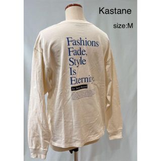 カスタネ(Kastane)のカスタネ Kastane カットソー ロンＴ プリント SIX SENCE M(Tシャツ(長袖/七分))