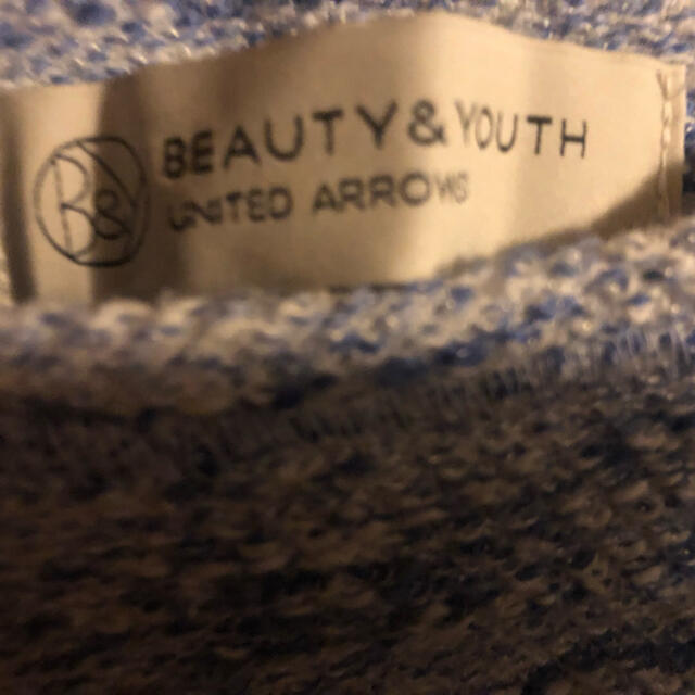 BEAUTY&YOUTH UNITED ARROWS(ビューティアンドユースユナイテッドアローズ)のアローズ　ワンピース　ブルー系 レディースのワンピース(ミニワンピース)の商品写真