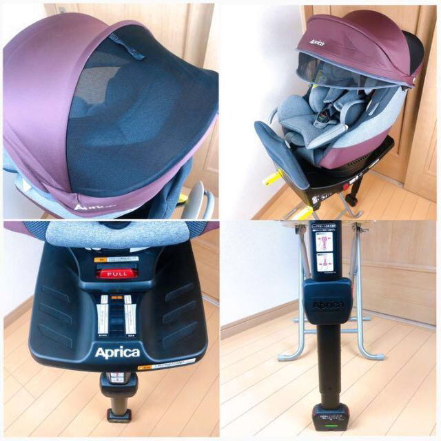 美品】アップリカ クルリラプラス ISOFIX チャイルドシート