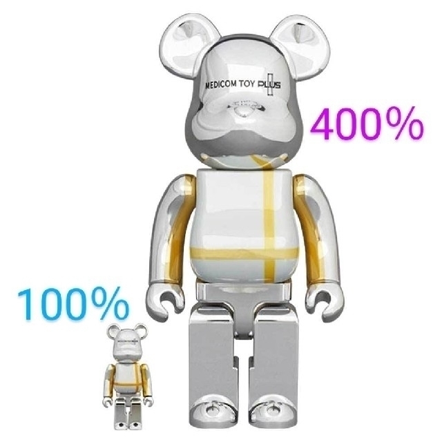 BE@RBRICK SILVER CHROME Ver. 100％ & 400％