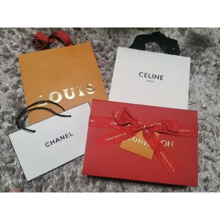 ルイヴィトン(LOUIS VUITTON)のLOUISVUITTON 空箱 ショッパー CELINE CHANEL(ショップ袋)