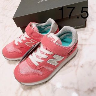 ニューバランス(New Balance)の17.5 新品 ニューバランス スニーカー 373 ピンク キッズ ジュニア(スニーカー)