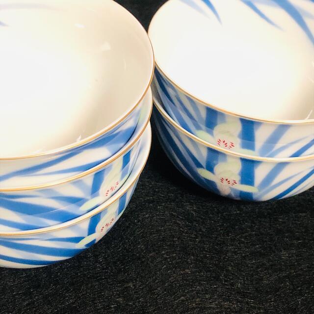*【新品】深川製磁 湯呑 汲出揃 5客セット 菖蒲紋様 金彩 茶器 希少 レア