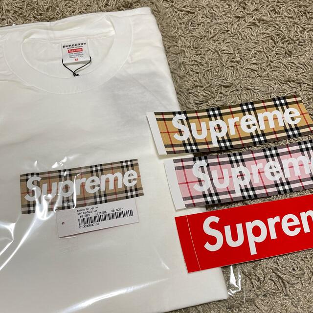 Supreme Burberry Box Logo Tee White M 楽天 www.toyotec.com