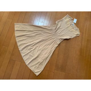 アクシーズファム(axes femme)の新品☆ アクシーズファムのシャリ感ニットチュニック（ワンピース）(ひざ丈ワンピース)