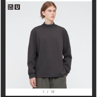 ユニクロ(UNIQLO)のユニクロ　モックネックプルオーバー(スウェット)