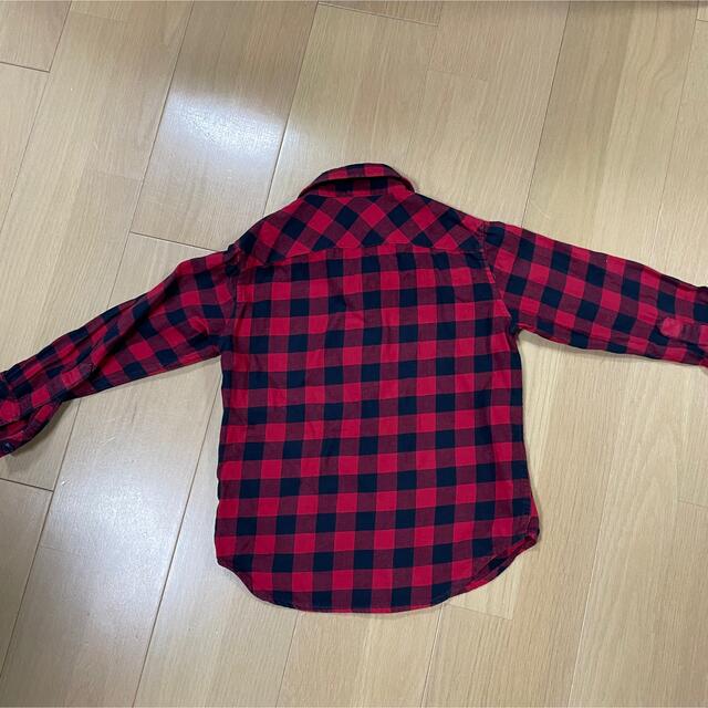 UNIQLO(ユニクロ)のユニクロ チェックシャツ 110センチ キッズ/ベビー/マタニティのキッズ服男の子用(90cm~)(ブラウス)の商品写真