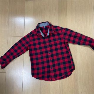 ユニクロ(UNIQLO)のユニクロ チェックシャツ 110センチ(ブラウス)