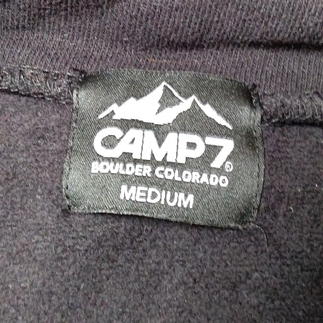 (古着) CAMP7 キャンプセブン モックネックスウェット ブラック 黒 メンズのトップス(スウェット)の商品写真