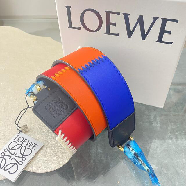 91cm付属品【新品】LOEWE ロエベ パッチワーク ショルダーストラップ 単品