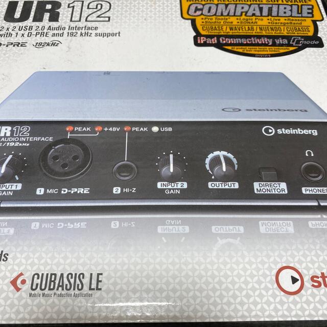 steinberg UR12 オーディオインターフェイス 楽器のDTM/DAW(オーディオインターフェイス)の商品写真