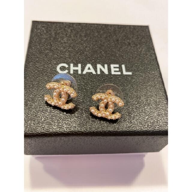 CHANEL　シャネル　ピアス　パール　ココマーク