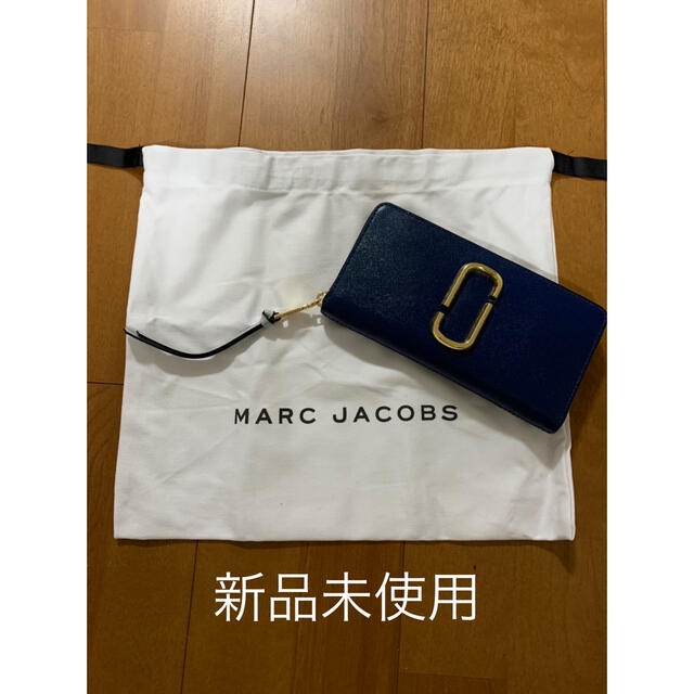 MARC JACOBS M0014280 455 財布 ブルー ブラック 長財布スペックファスナー式開閉内側