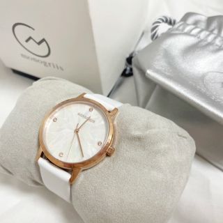 ダニエルウェリントン(Daniel Wellington)の【monogriis】モノグリース　腕時計　白ベルト(腕時計)