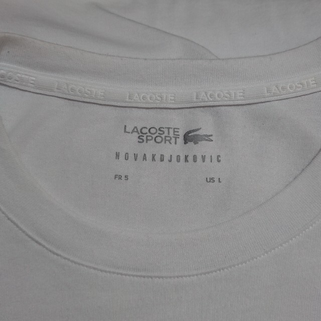 LACOSTE(ラコステ)のLACOSTE 『ノバク・ジョコビッチ』ワニプリントTシャツ(TH4845L) メンズのトップス(Tシャツ/カットソー(半袖/袖なし))の商品写真