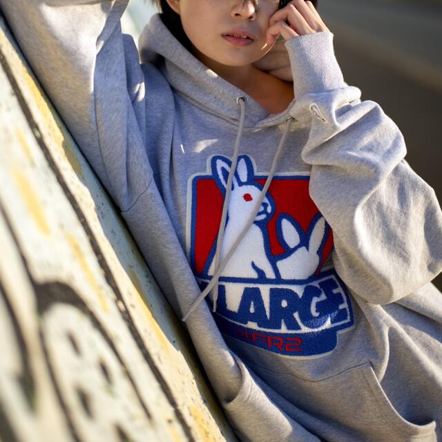 XLARGE   FR2 XLARGE パーカー グレーの通販 by すむーち's shop