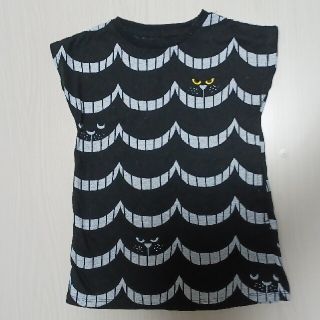 グラニフ(Design Tshirts Store graniph)のgraniph ヒーヒーキャット ワンピース90(ワンピース)